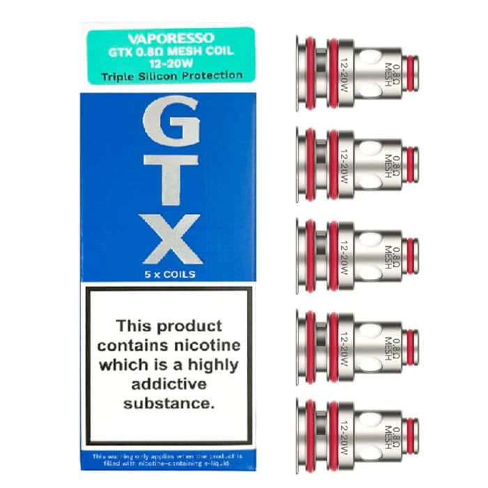 Vaporesso GTX 0.8ohm Replacement Coils | Eazy Vapes